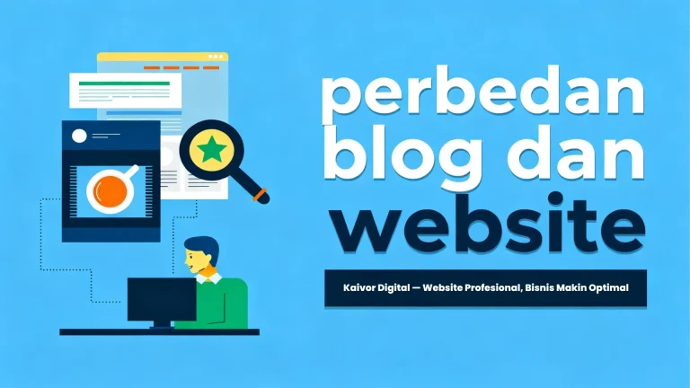 jelaskan perbedaan blog dan website