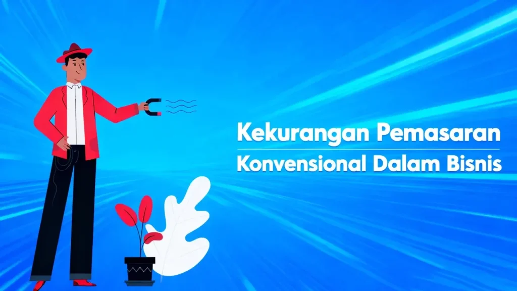 kekurangan pemasaran konvensional