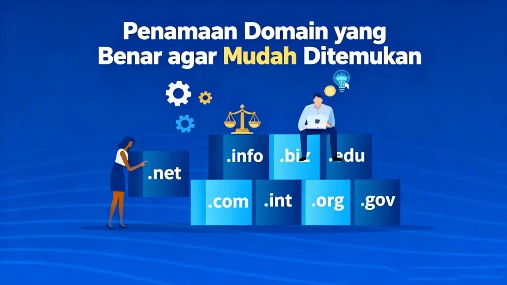 penamaan domain yang benar adalah
