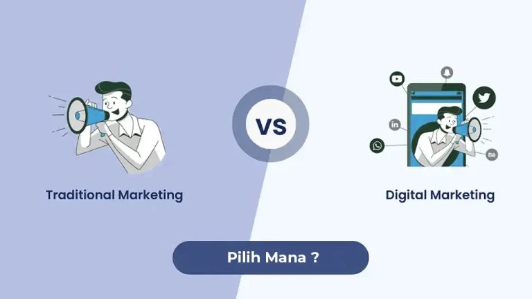 perbedaan pemasaran digital dan konvensional